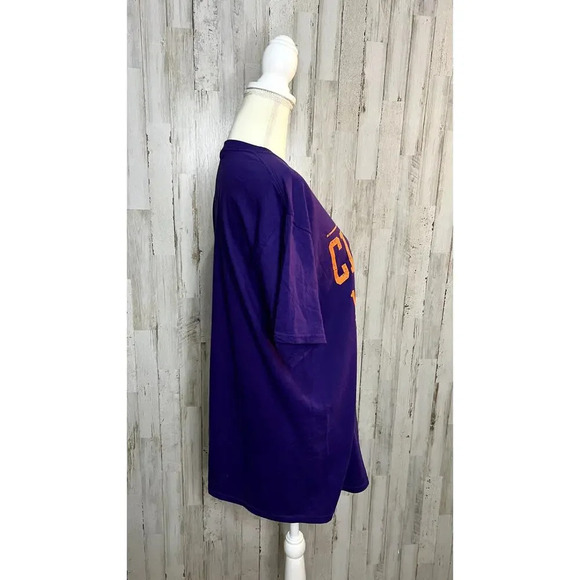 Reebok Men's‎ Size Large Purple Clemson Tigers Game Day T-Shirt Graphic Print - Picture 2 of 5